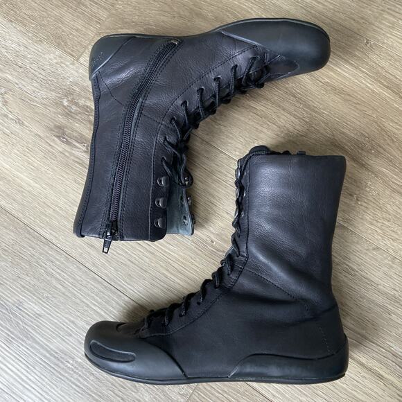 Camper Peu Hi boots Women Sz 36 EU 6 US Black Leather - Picture 2 of 11